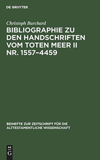 Bibliographie zu den Handschriften vom Toten Meer II Nr. 1557-4459 : 89