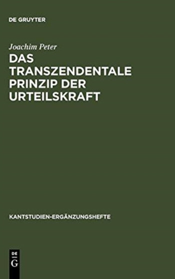 Das transzendentale Prinzip der Urteilskraft : 126
