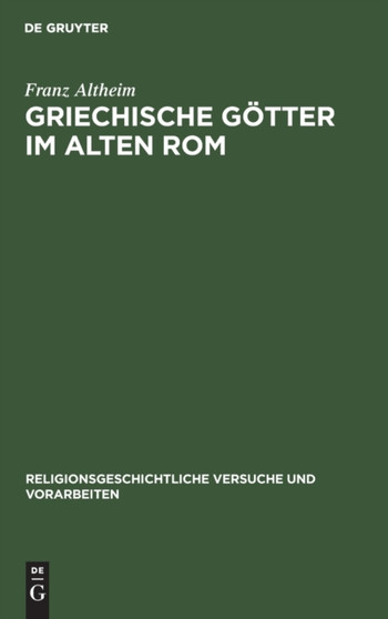 Griechische Gotter Im Alten ROM : 22