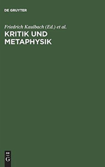 Kritik und Metaphysik