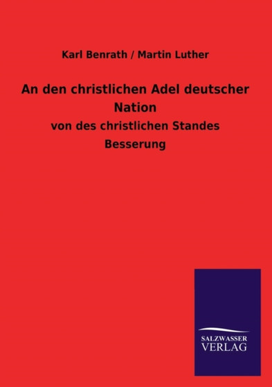 An Den Christlichen Adel Deutscher Nation
