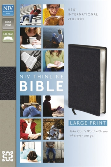 NIV Thinline Large Print Leather Bible