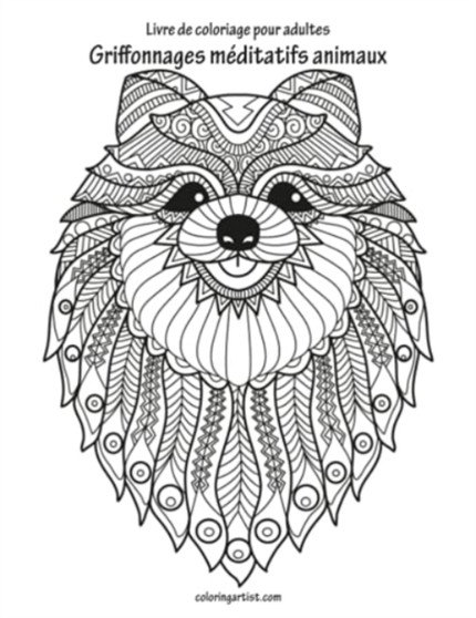 Livre de coloriage pour adultes Griffonnages meditatifs animaux 3 : 3 by Nick Snels - Paperback