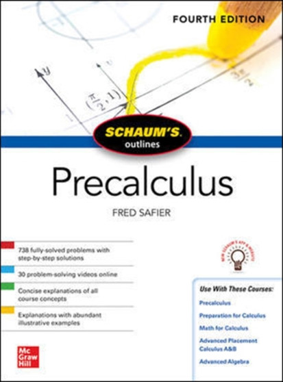 Schaum's Outline of Precalculus, Fourth Edition by Fred Safier - Paperback