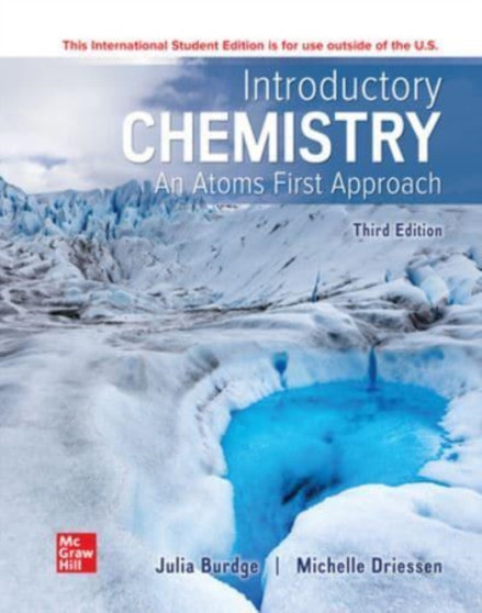 Introductory Chemistry: An Atoms First Approach ISE by Julia Burdge - Paperback