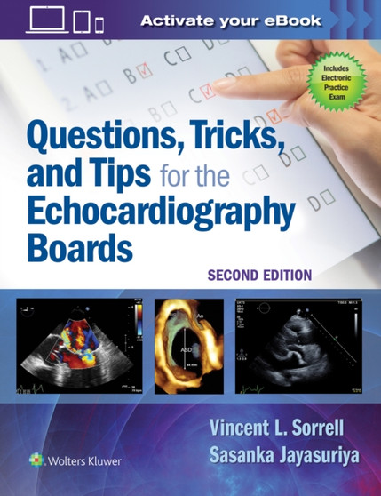 Questions, Tricks, and Tips for the Echocardiography Boards by Dr.Vincent L. MD FACC FACP FASE Sorrell - Paperback