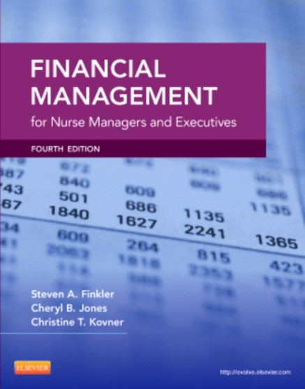 Financial Management for Nurse Managers and Executives by Cheryl Jones - Paperback