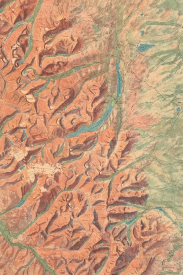 Glacier National Park Vintage Map Field Journal Notebook, 50 pages/25 sheets, 4x6 by Poetose Press - Paperback