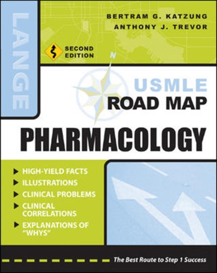 USMLE Road Map Pharmacology, Second Edition by Bertram Katzung - Paperback