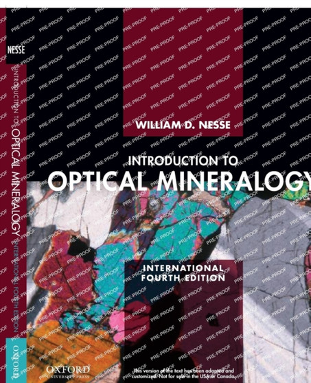Introduction to Optical Mineralogy by William Nesse - Paperback