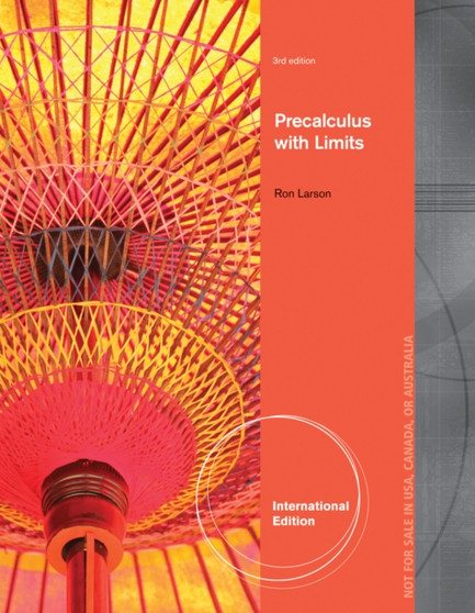 Precalculus with Limits, International Edition by Ron Larson - Paperback