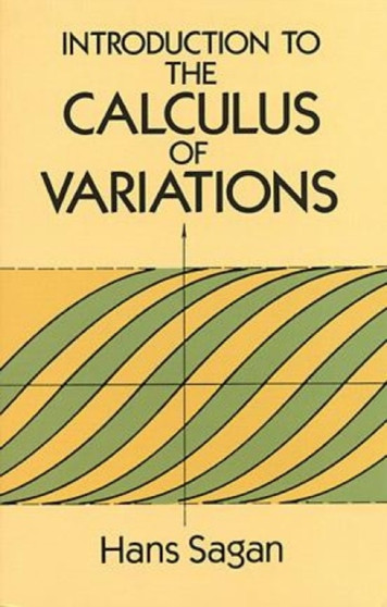 Introduction to the Calculus of Variations by Hans Sagan - Paperback