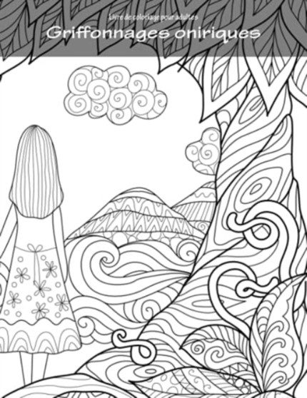 Livre de coloriage pour adultes Griffonnages oniriques 1 & 2 by Nick Snels - Paperback