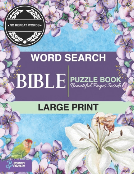 Word Search Bible Puzzle Book : Large Print by Helen Bonney - Paperback