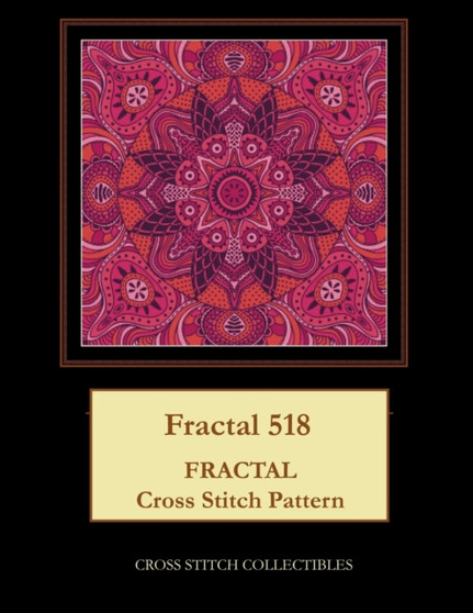 Fractal 518 : Fractal cross stitch pattern by Kathleen George - Paperback
