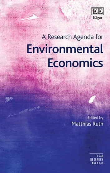 A Research Agenda for Environmental Economics by Matthias Ruth - Paperback
