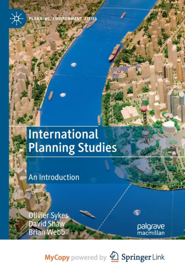 International Planning Studies : An Introduction by Sykes Olivier Sykes - Paperback