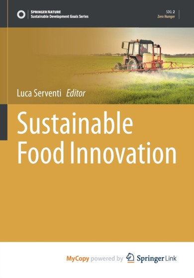 Sustainable Food Innovation by Serventi Luca Serventi - Paperback