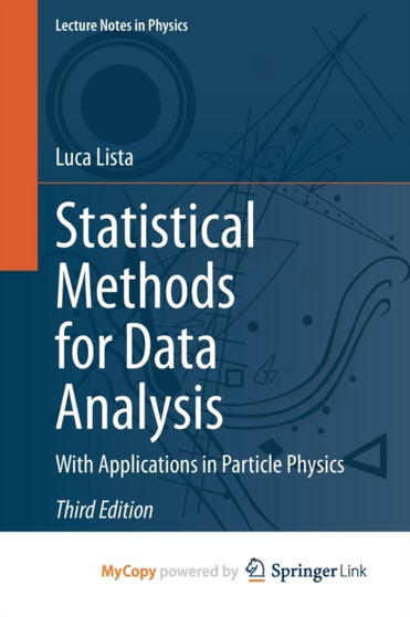 Statistical Methods for Data Analysis : With Applications in Particle Physics by Lista Luca Lista - Paperback