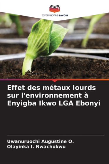 Effet des metaux lourds sur l'environnement a Enyigba Ikwo LGA Ebonyi by Uwanuruochi Augustine O - Paperback