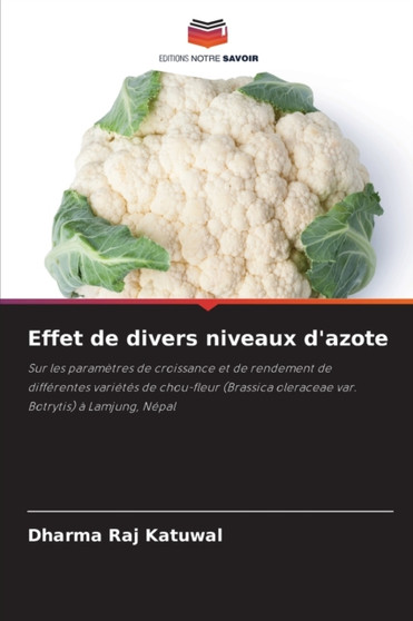 Effet de divers niveaux d'azote by Dharma Raj Katuwal - Paperback