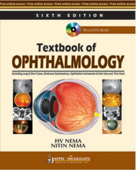 Textbook of Ophthalmology by HV Nema - Paperback