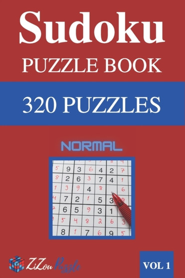 Sudoku Puzzle Book : 320 Normal Sudoku Puzzles with Solutions - VOL1 by Zizou Puzzles - Paperback