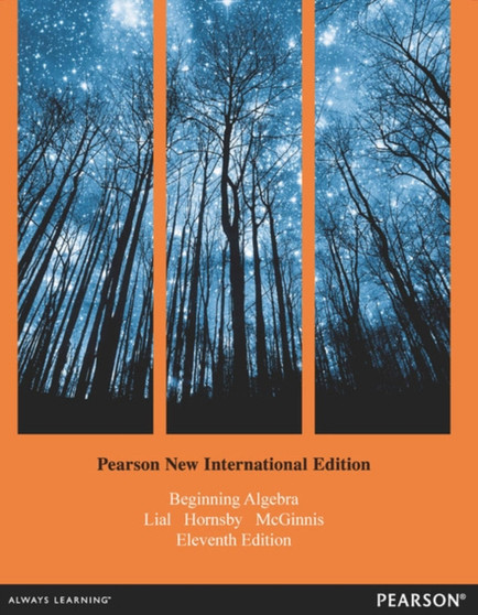 Beginning Algebra : Pearson New International Edition by Margaret Lial - Paperback