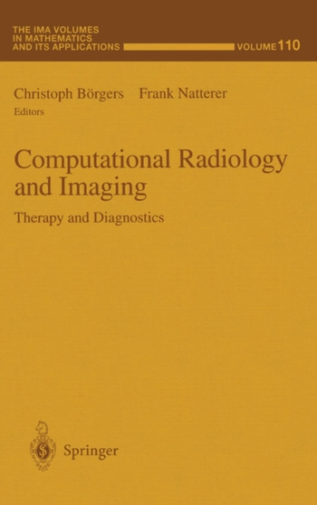 Computational Radiology and Imaging : Therapy and Diagnostics : v. 110 by C. Borgers - Hardback