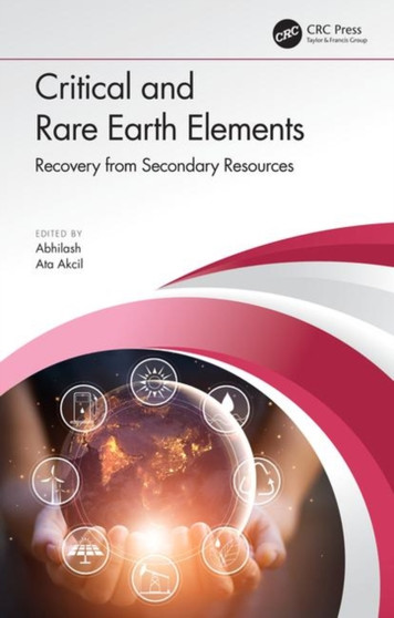Critical and Rare Earth Elements : Recovery from Secondary Resources by Abhilash - Hardback
