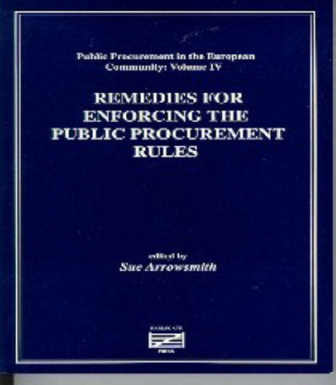 Remedies for Enforcing the Public Procurement Rules : v. 4