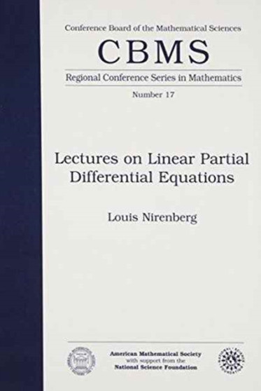 Lectures on Linear Partial Differential Equations by Louis Nirenberg - Paperback