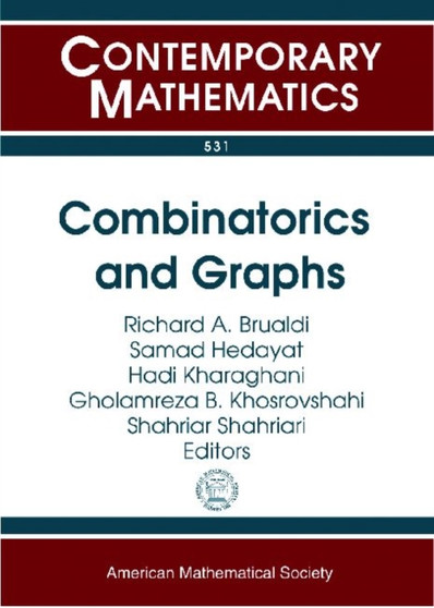 Combinatorics and Graphs by Richard A. Brualdi - Paperback