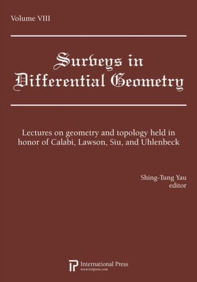 Surveys in Differential Geometry Papers by Yan - Paperback