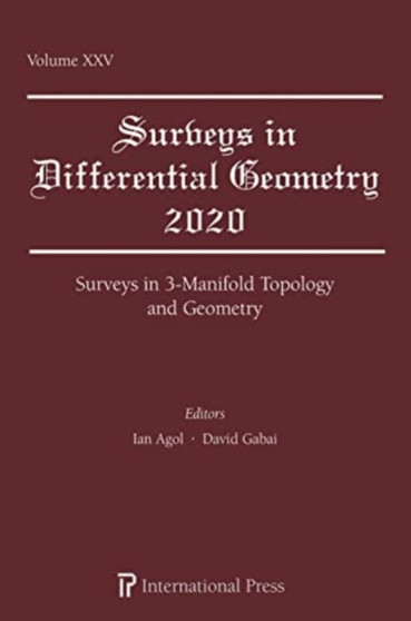 Surveys in 3-Manifold Topology and Geometry by Ian Agol - Hardback