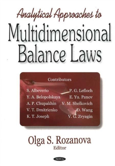 Analytical Approaches to Multidimensional Balance Laws by Olga S Rozanova - Hardback