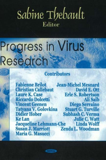 Progress in Virus Research by Sabine Thebault - Hardback