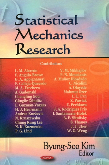 Statistical Mechanics Research by Byung-Soo Kim - Hardback