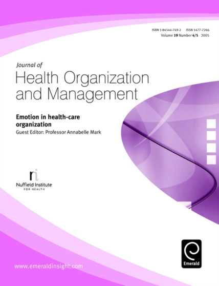 Emotion in Health-care Organization by Annabelle Mark - Paperback