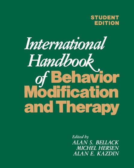 International Handbook of Behavior Modification and Therapy by Alan S. Bellack - Paperback