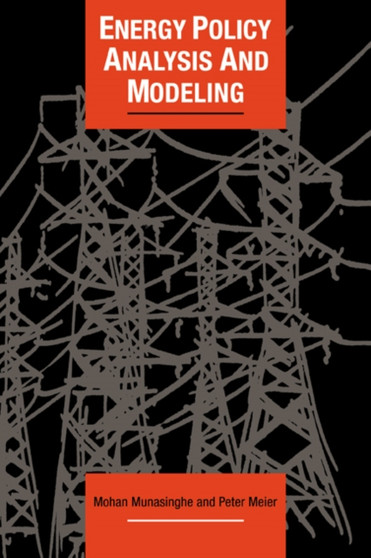 Energy Policy Analysis and Modelling by Mohan Munasinghe - Paperback