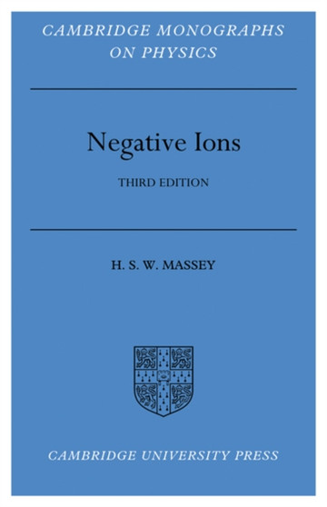Negative Ions by Harrie Massey - Paperback