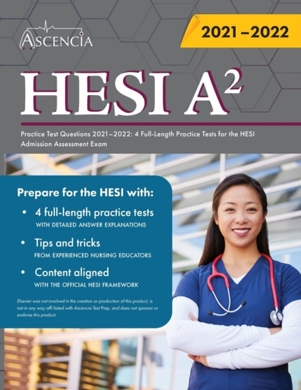 HESI A2 Practice Test Questions 2021-2022 : 4 Full-Length Practice Tests for the HESI Admission Assessment Exam by Falgout - Paperback