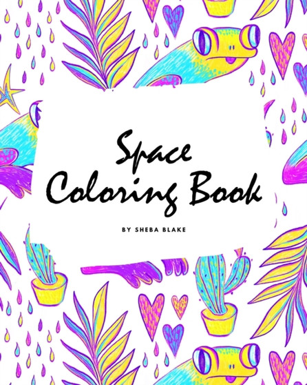 Space Coloring Book for Adults (8x10 Coloring Book / Activity Book) by Sheba Blake - Paperback