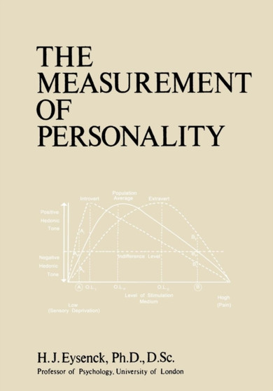 The Measurement of Personality by Hans J. Eysenck - Paperback