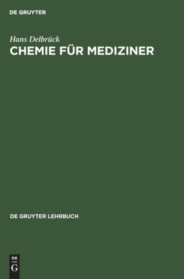 Chemie Fur Mediziner by No Contributor - Hardback