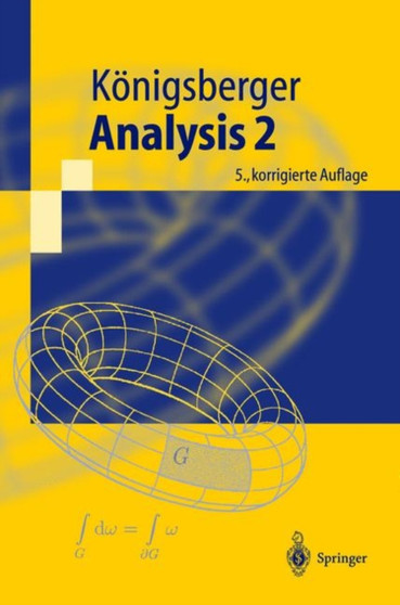 Analysis 2 by Konrad Koenigsberger - Paperback