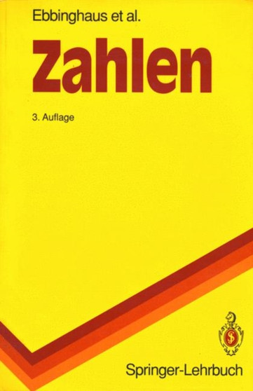 Zahlen by Heinz-Dieter Ebbinghaus - Paperback