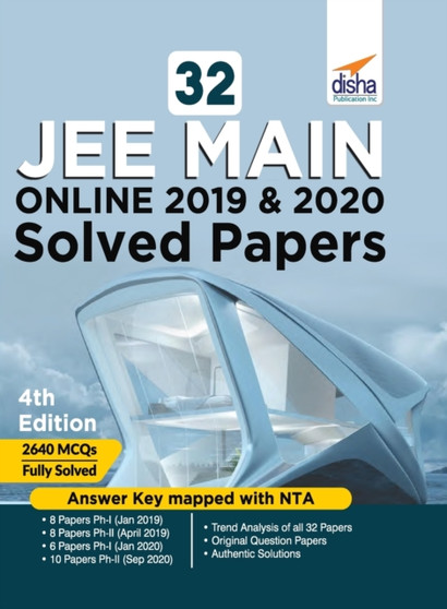 32 Jee Main Online 2019 & 2020 Solved Papers by Disha Experts - Paperback