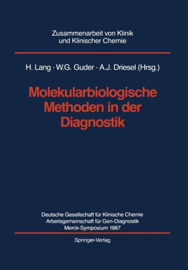 Molekularbiologische Methoden in der Diagnostik by Hermann Lang - Paperback